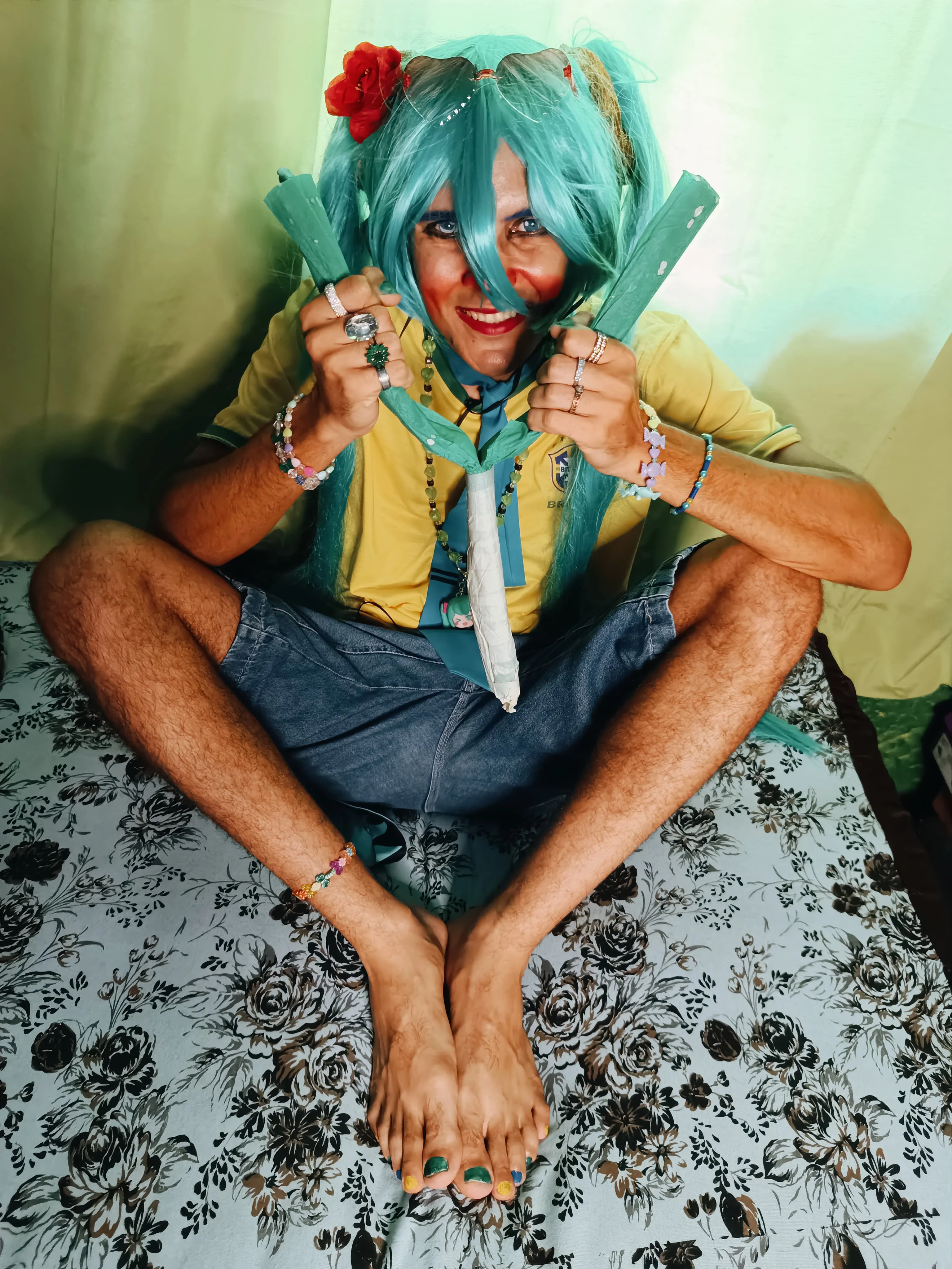 [Self]Miku Miku Br Br (My Brazilian Hatsune Miku Cosplay From Vocaloid) - Victor Fox picture 7 of 14