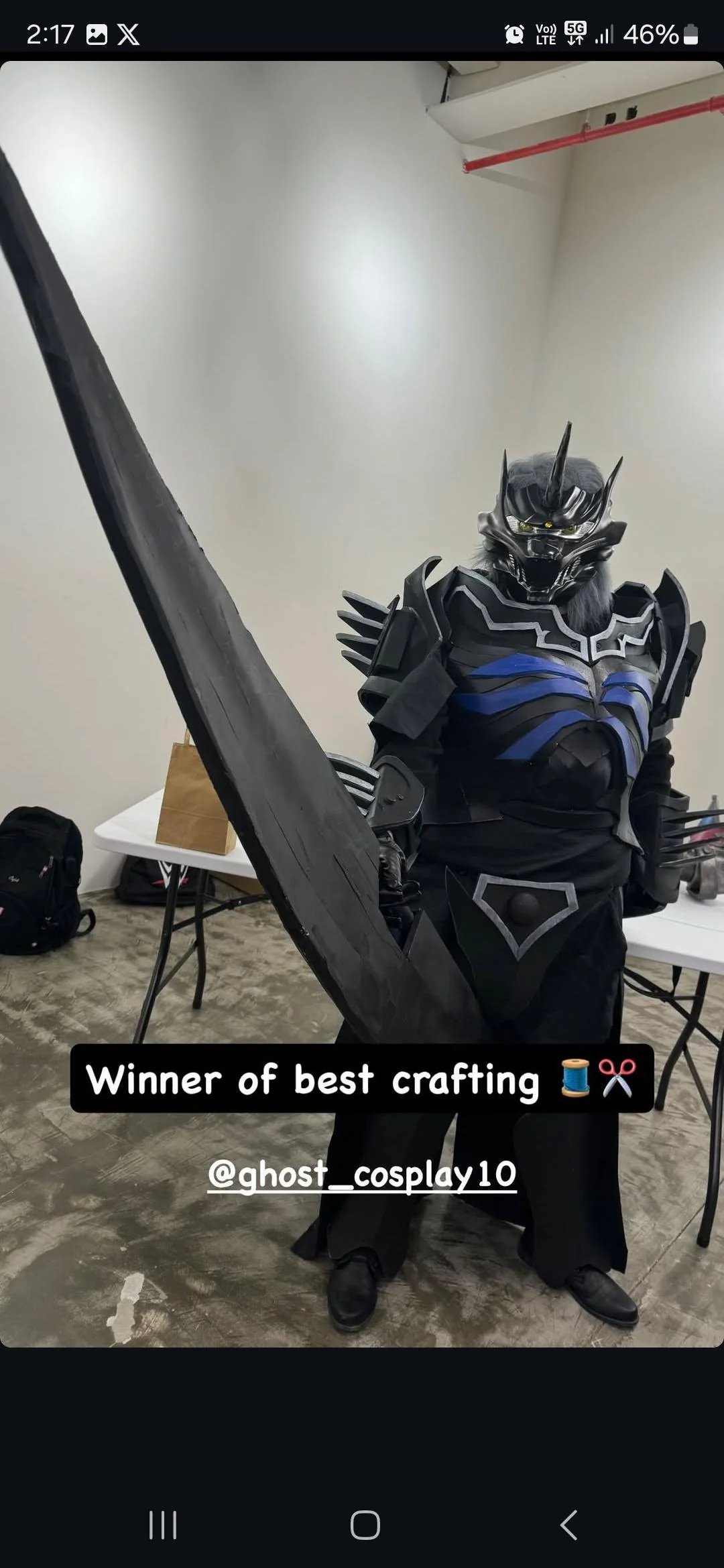 Zen-Aku from Power Rangers Wild Force. I had to post him after winning my first cosplay competition three days ago. picture 1 of 1