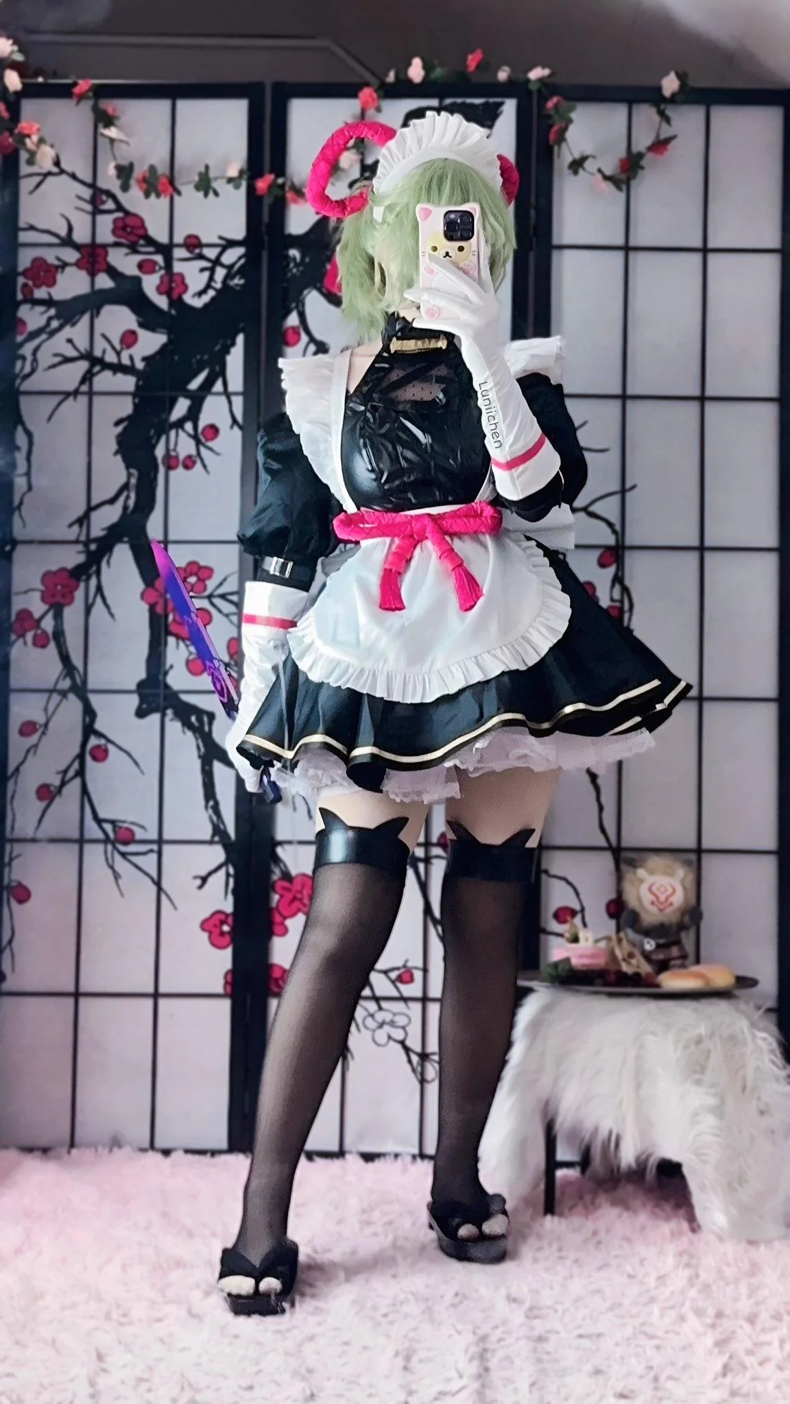 My Maid Kuki Cosplay from Genshin Impact by Luniichen🥷🏻 picture 4 of 4