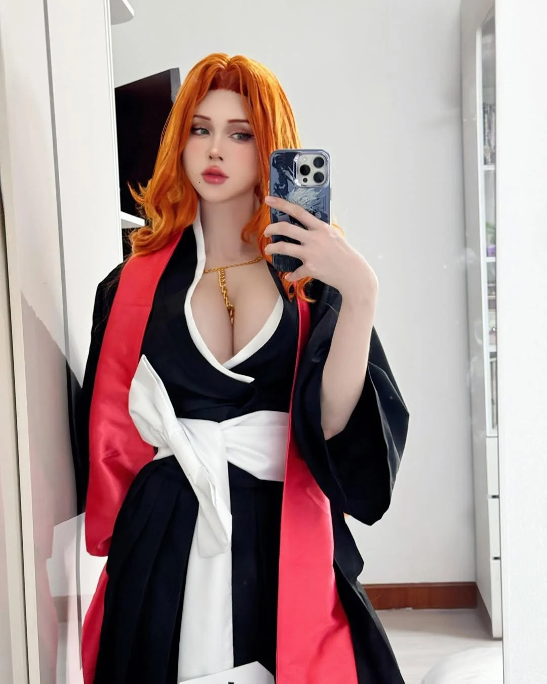 Lord have mercy! Her Rangiku cosplay is peak!! Credit: reinamirai1 picture 3 of 3