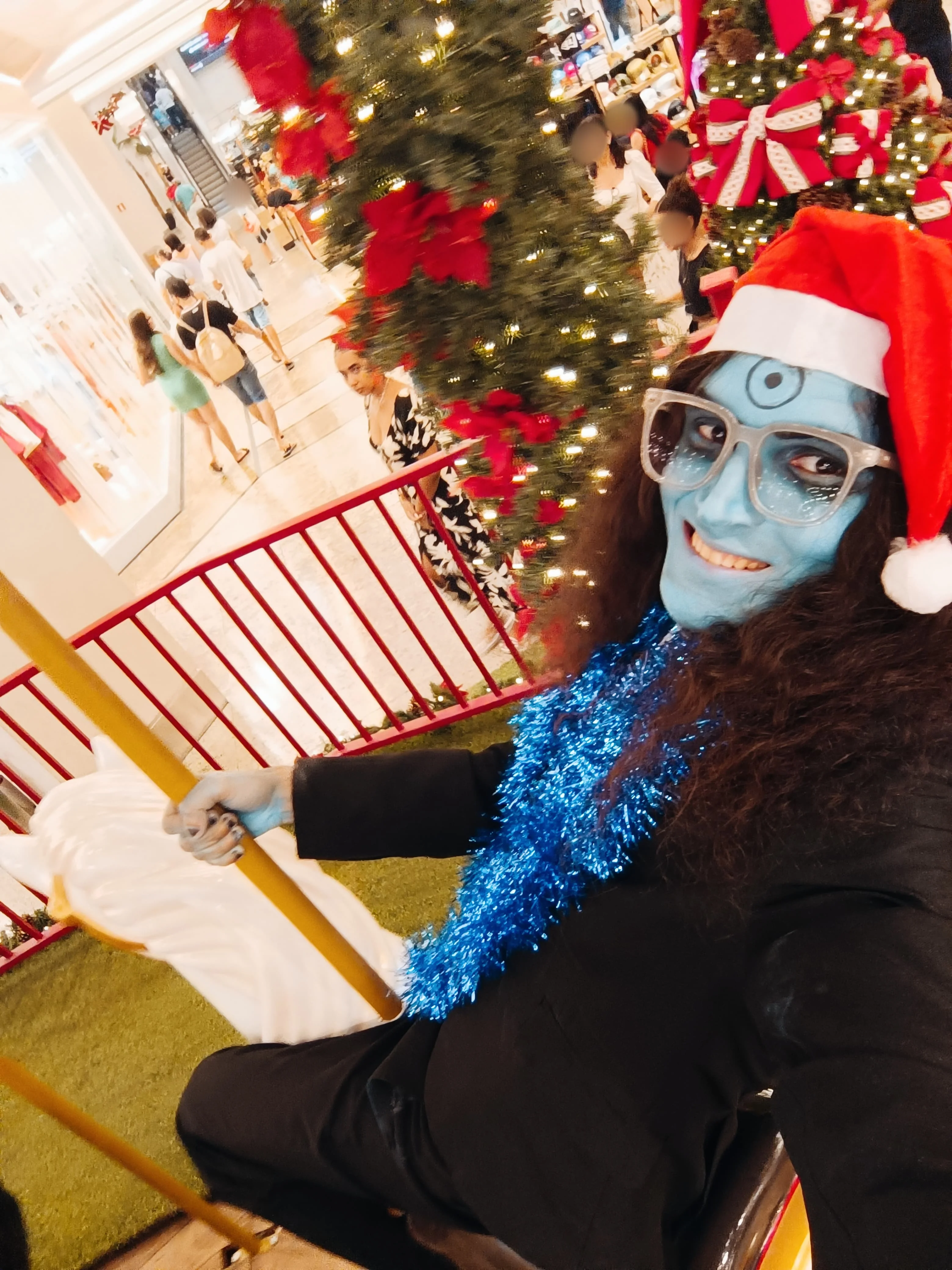 [Self] Why are you wearing that human suit? (My Dr. Manhattan cosplay From Watchmen) -Victor Fox 🦊 picture 15 of 17