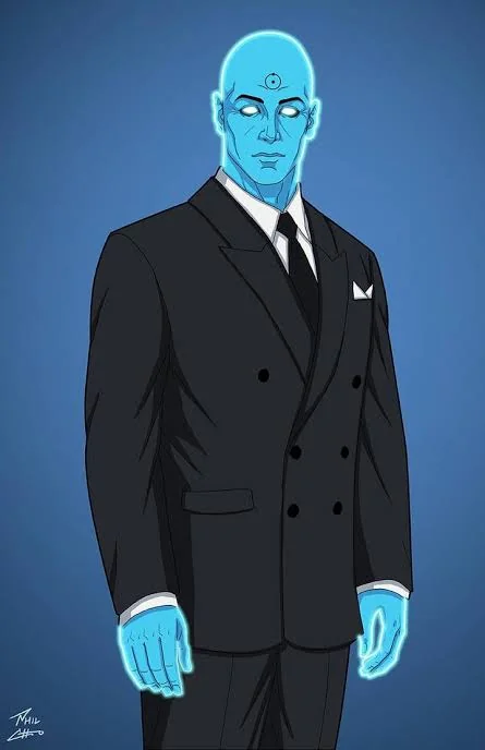 [Self] Why are you wearing that human suit? (My Dr. Manhattan cosplay From Watchmen) -Victor Fox 🦊 picture 16 of 17