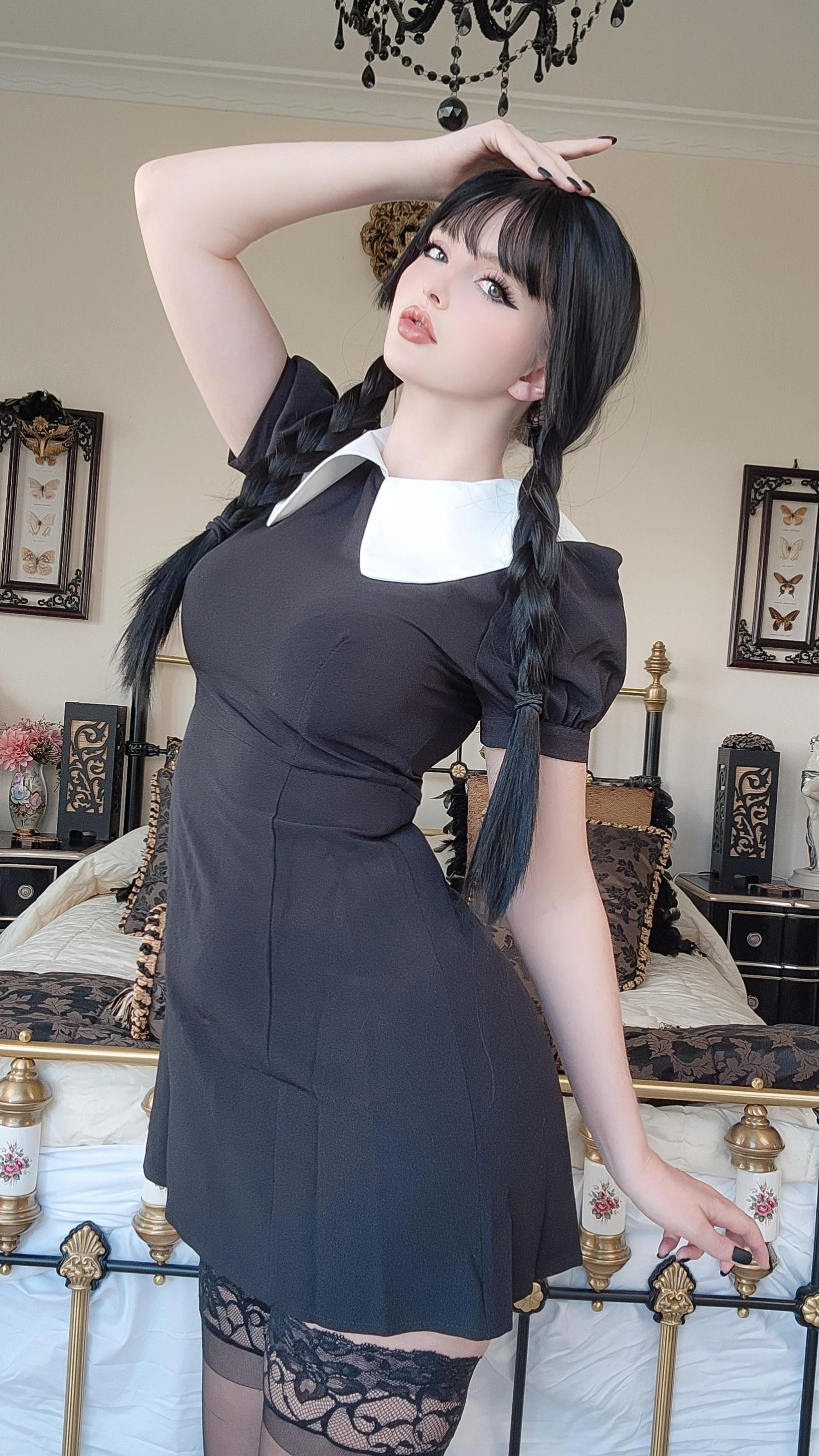 My Wednesday Cosplay from The Addams Family (Evie Lee Mikomin) picture 1 of 1