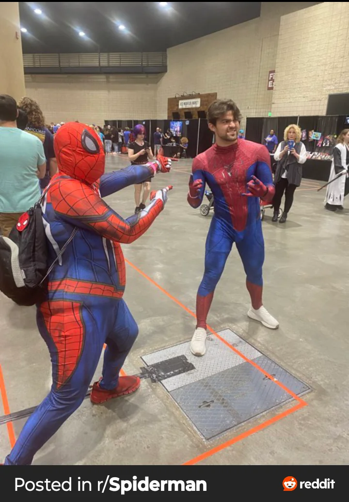 Ever time I (u/Jazzlike_Fortune_678) dressed up as Spider-Man at a con picture 5 of 15
