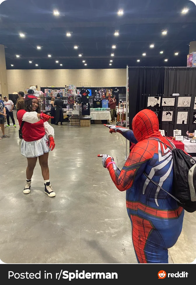 Ever time I (u/Jazzlike_Fortune_678) dressed up as Spider-Man at a con picture 7 of 15