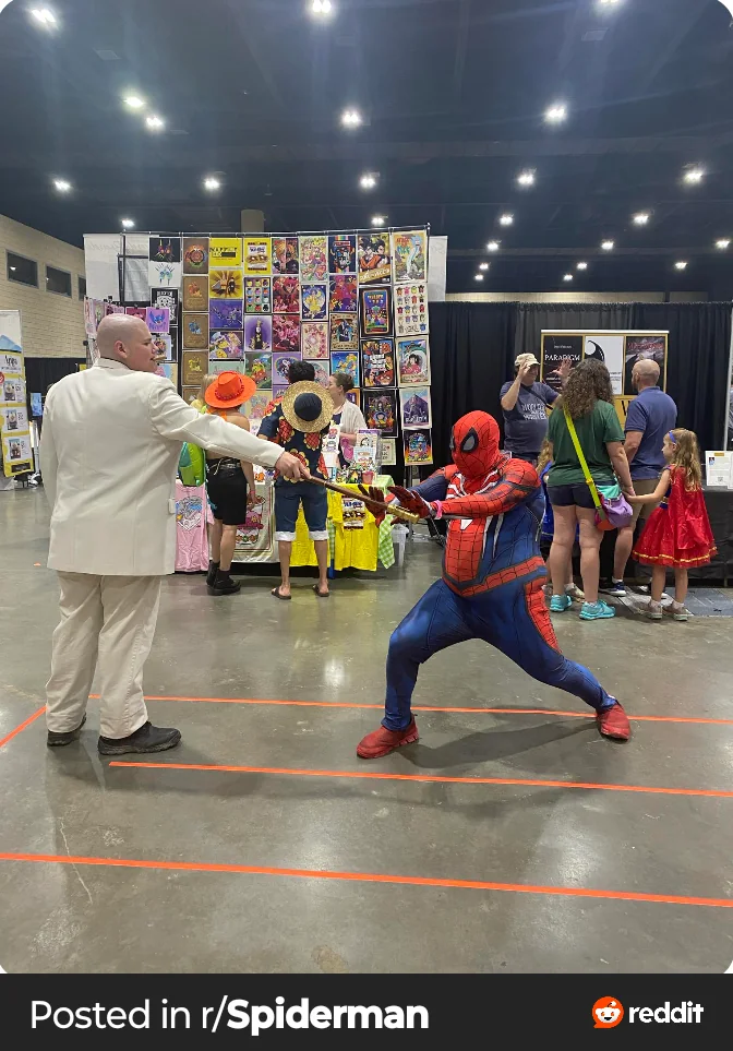 Ever time I (u/Jazzlike_Fortune_678) dressed up as Spider-Man at a con picture 9 of 15