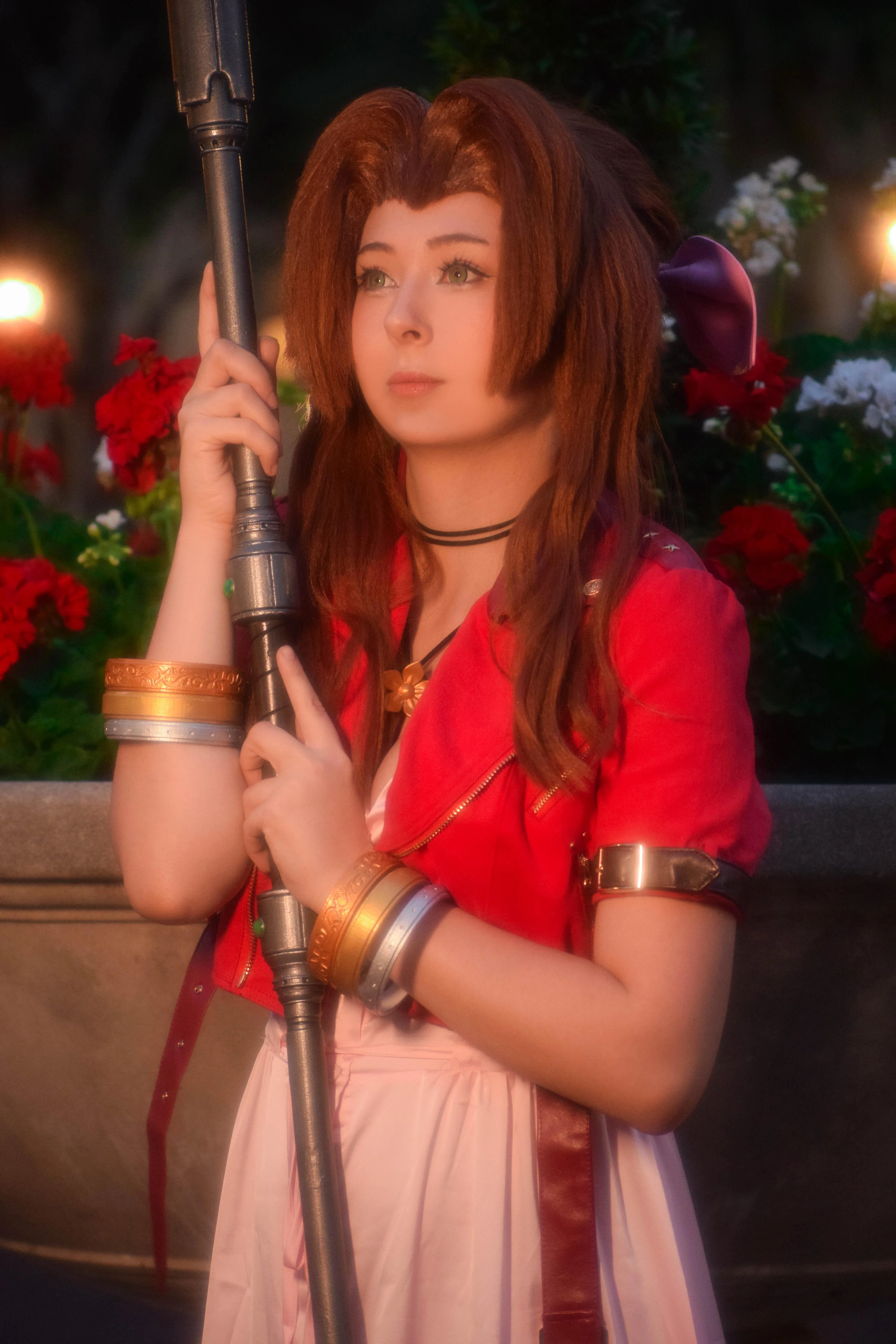 Aerith Gainsborough cosplay from Final Fantasy 7 (Ribaibu) picture 1 of 1