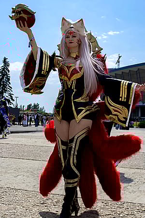 Ahri immortalized Faker skin - Comiccon edition by me (@_.xennaa_)'