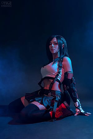 Happy birthday, Tifa! Cosplay by Yuna Kairi, Final Fantasy VII'