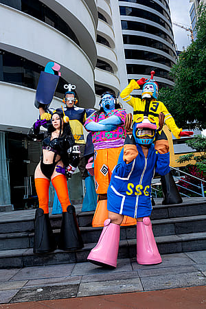 Group cosplay One Piece me as ROBIN'