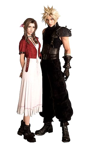 Aerith and Cloud From Final Fantasy VII By Ramune.cos & Youraltbarbie'