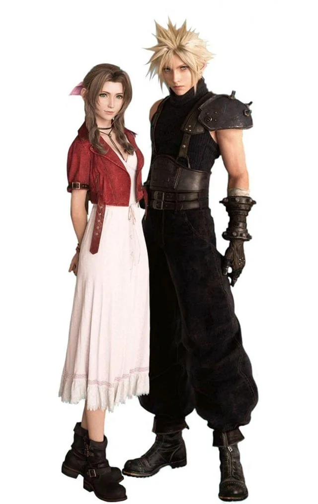 Aerith and Cloud From Final Fantasy VII By Ramune.cos & Youraltbarbie picture 1 of 2