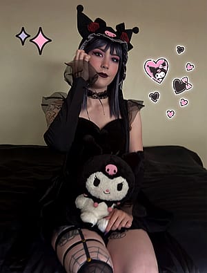 Kuromi cosplay by me (jordy.cosplay)'