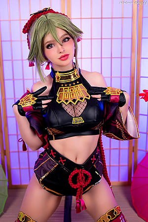 Kuki Shinobu Cosplay by me, (Evie Lee Mikomin)'