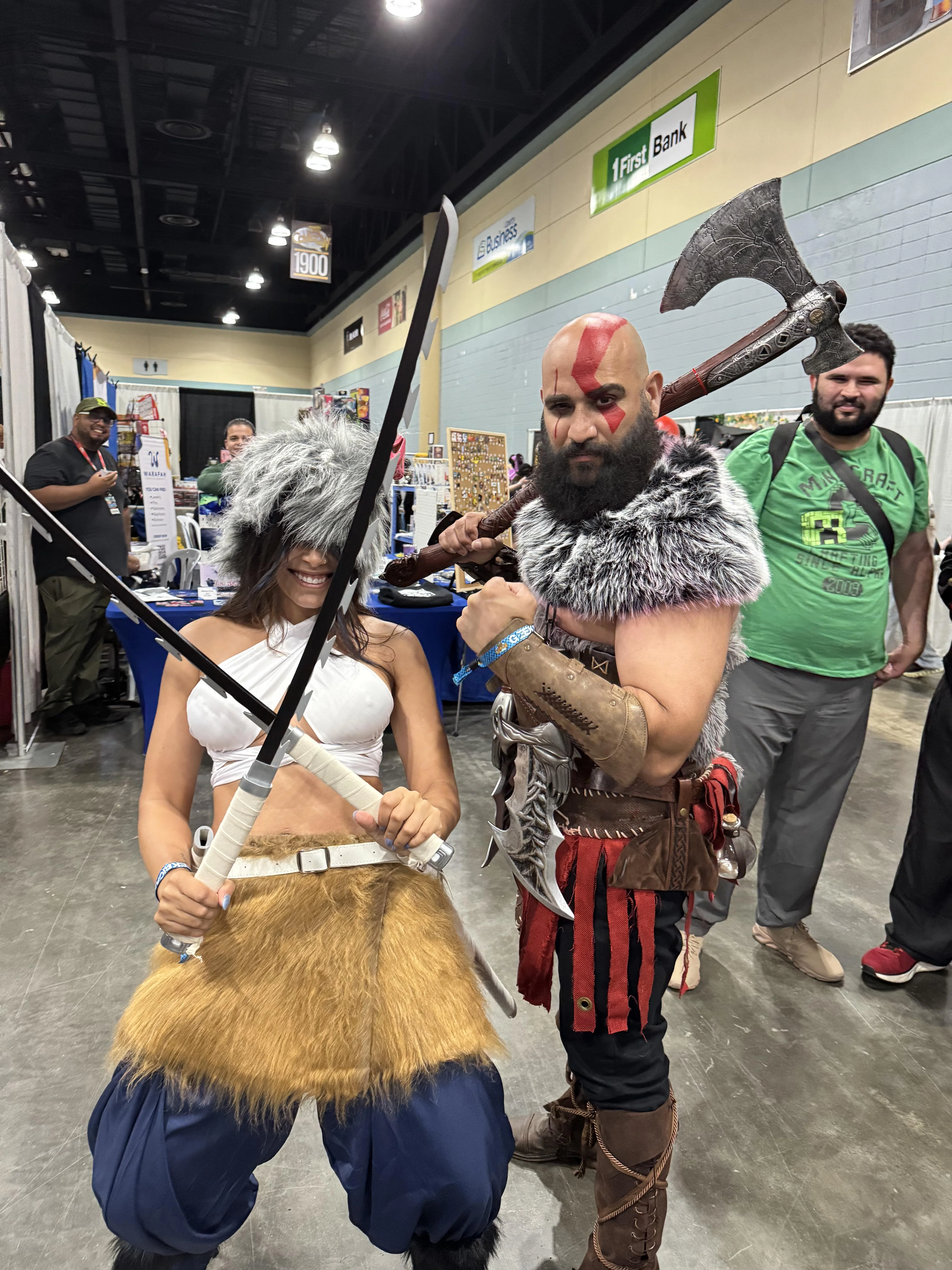 Inosuke meets Kratos by AdventureJuntos picture 1 of 1