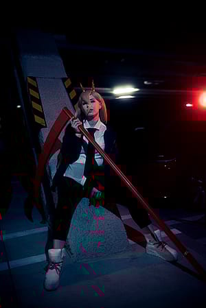 Power, from Chainsaw Man, by lynxicat'