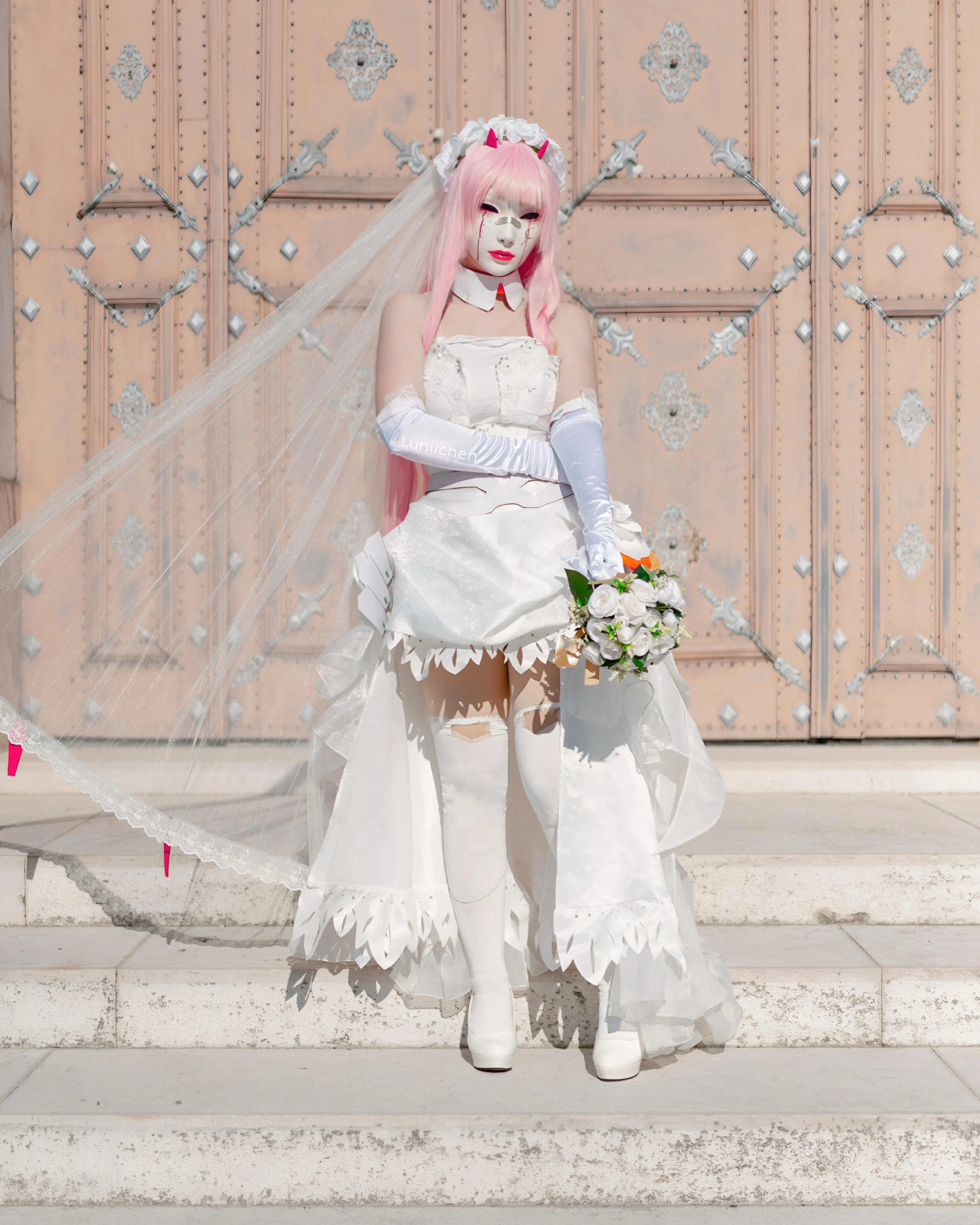 My Wedding Dress Zero Two Cosplay from DITFXX by Luniichen! picture 2 of 3
