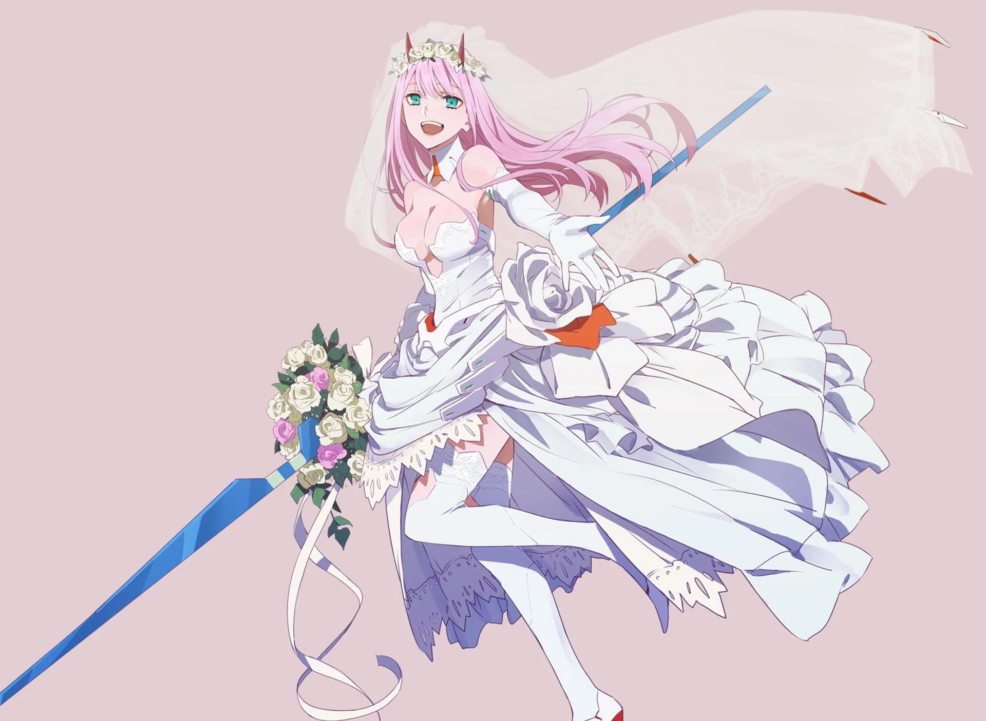 My Wedding Dress Zero Two Cosplay from DITFXX by Luniichen! picture 3 of 3
