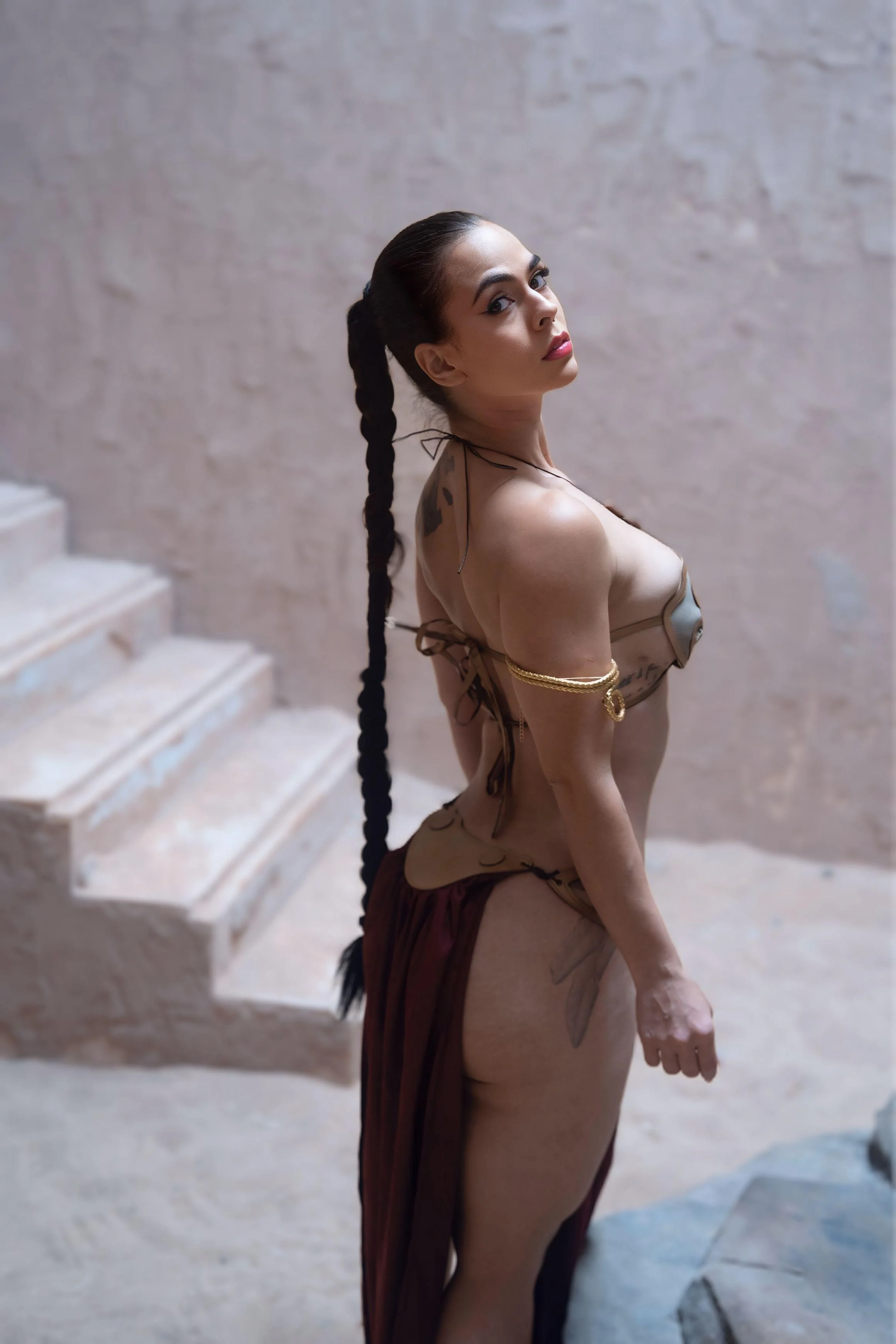 First thoughts about my Princess Leia cosplay? (First attempt) picture 1 of 2