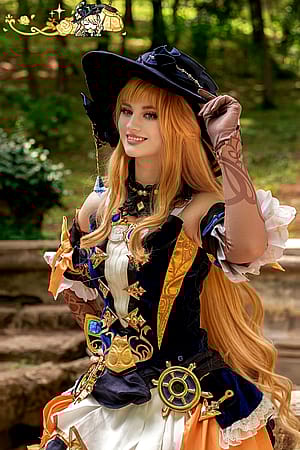Navia from Genshin impact by me (_.xennaa_)'