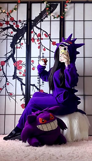 My Pokemon Go Trainer / Gengar Cosplay by Luniichen'