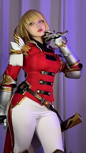 Cha Hae-in from solo leveling by ( Feixosplay )'