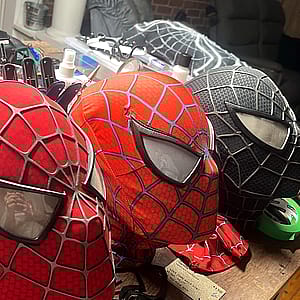 Spider man mask I made'