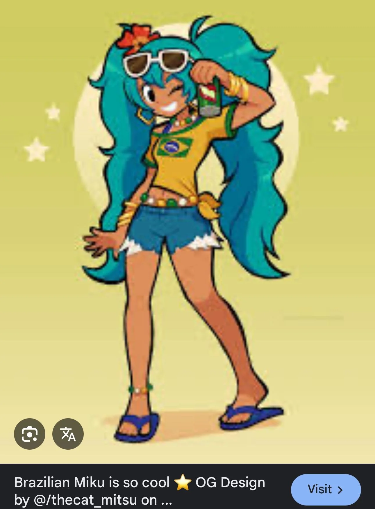 Brazilian Miku by me, Squeeky picture 3 of 4