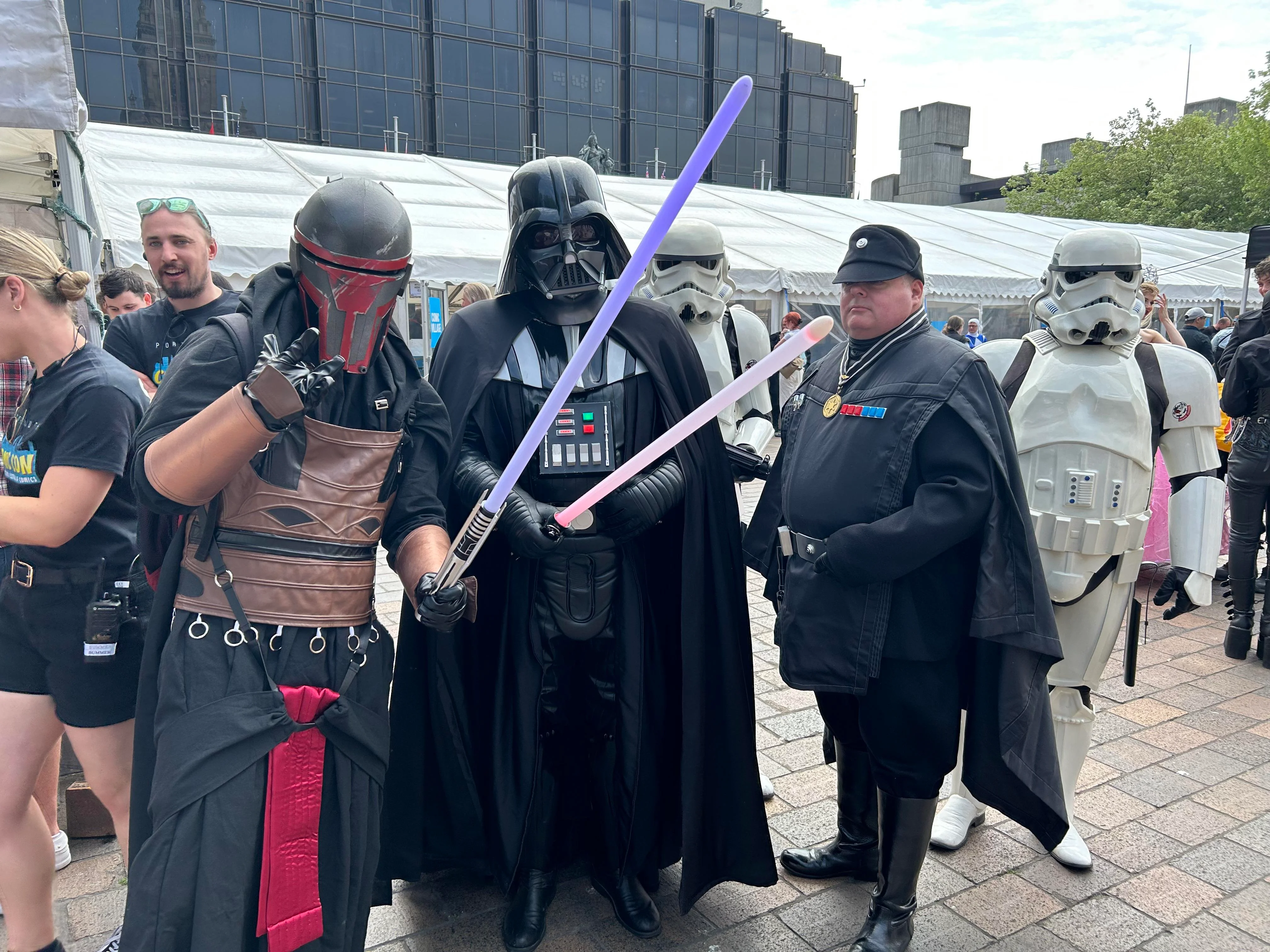 My First Darth reven cosplay with friends picture 2 of 2