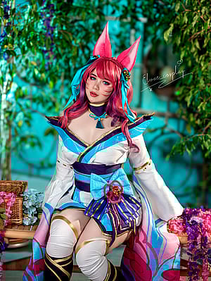 Ahri Spirit Blossom (by me, Elune_cosplay) from League of Legends'