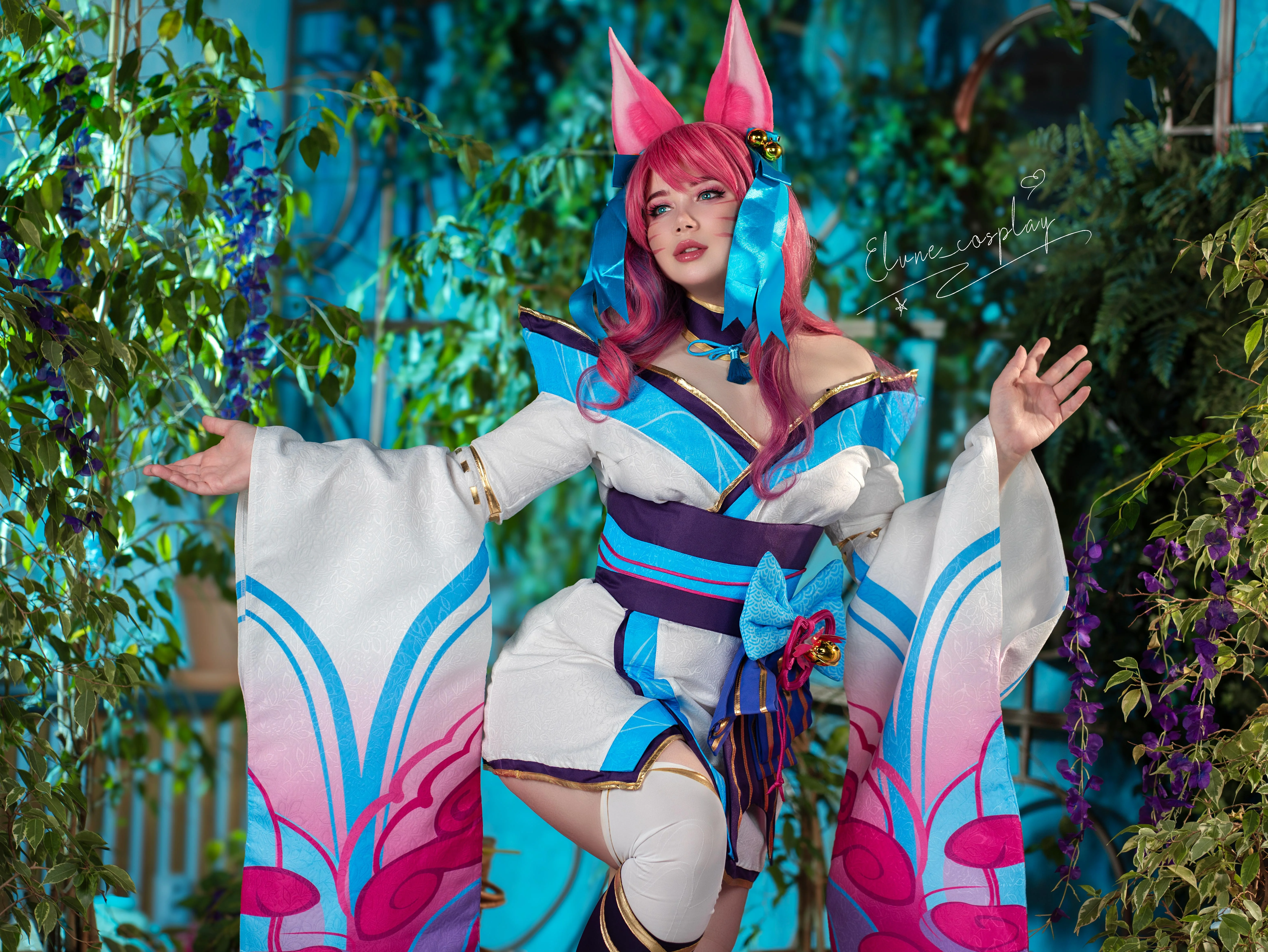 Ahri Spirit Blossom (by me, Elune_cosplay) from League of Legends picture 2 of 2