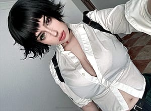 Lady from DMC3 by Jyunaundomiel'