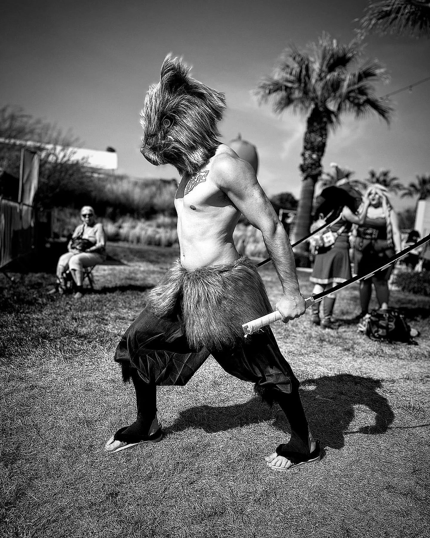 I know I’m not as shredded but it was fun to be Inosuke for a day :p picture 1 of 2