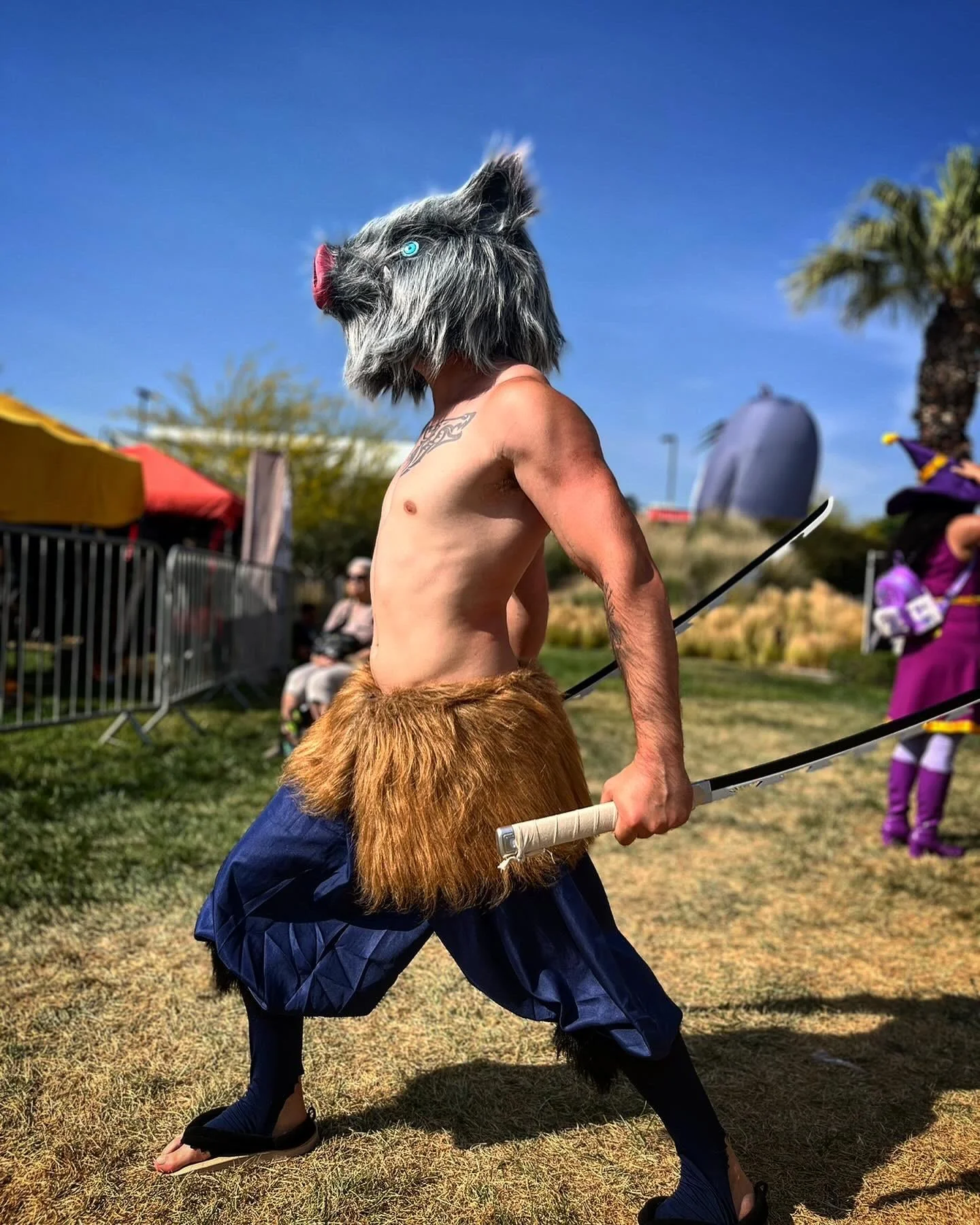 I know I’m not as shredded but it was fun to be Inosuke for a day :p picture 2 of 2