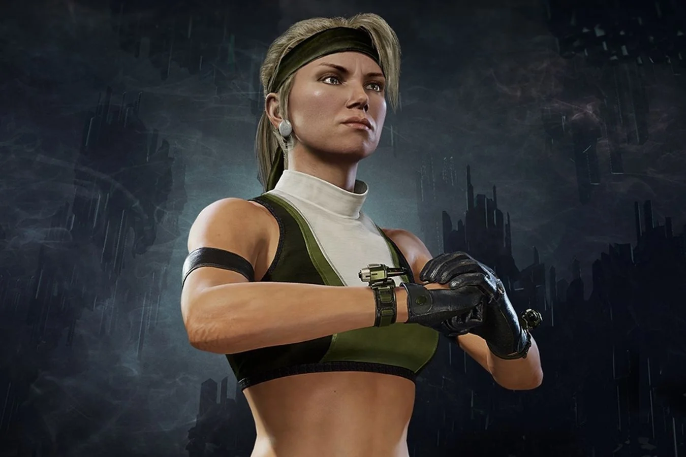 Cosplay Sonya Blade 💚 Mortal Kombat 11 picture 2 of 2
