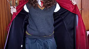 I like going to school in my Hermione cosplay. Weird or not?'