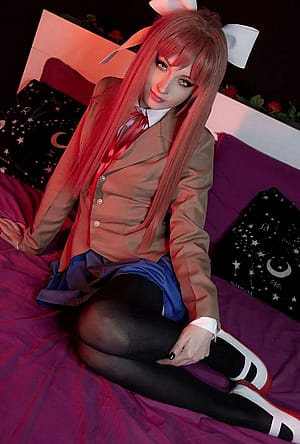 Just Monika from Doki Doki (Shiroktsne)'