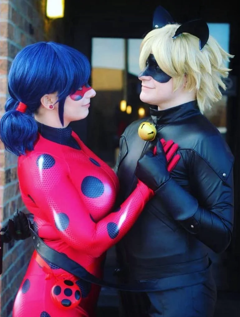 Ladybug and Cat Noir by Kiki Rose (me) and friend (anon) picture 1 of 1