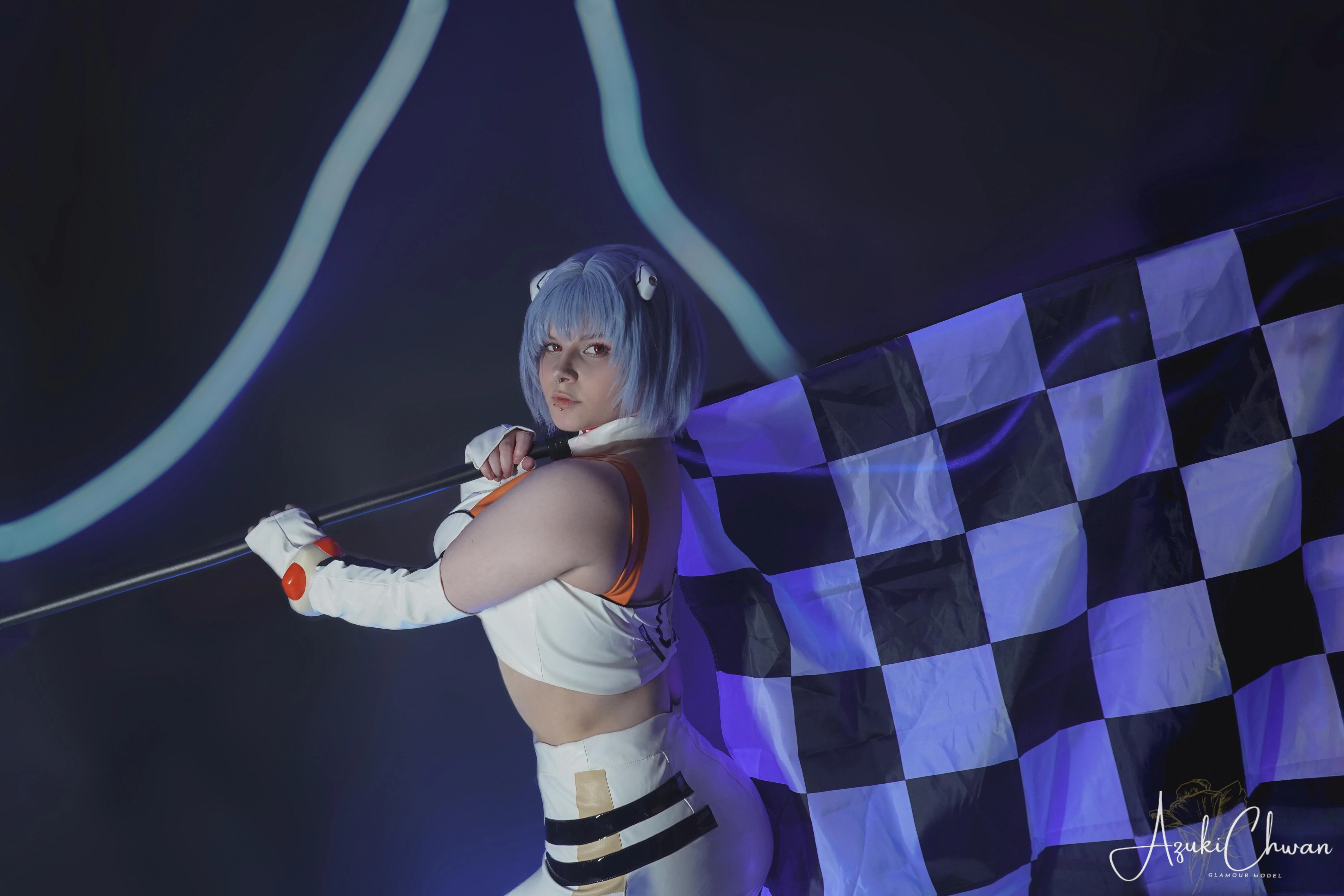My Rei Ayanami (Racing ver.) Cosplay From Evangelion! @Azukichwan picture 1 of 2
