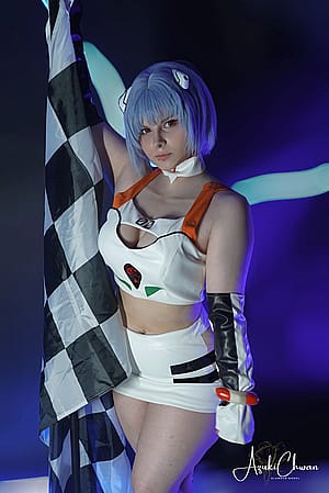 My Rei Ayanami (Racing ver.) Cosplay! @Azukichwan'