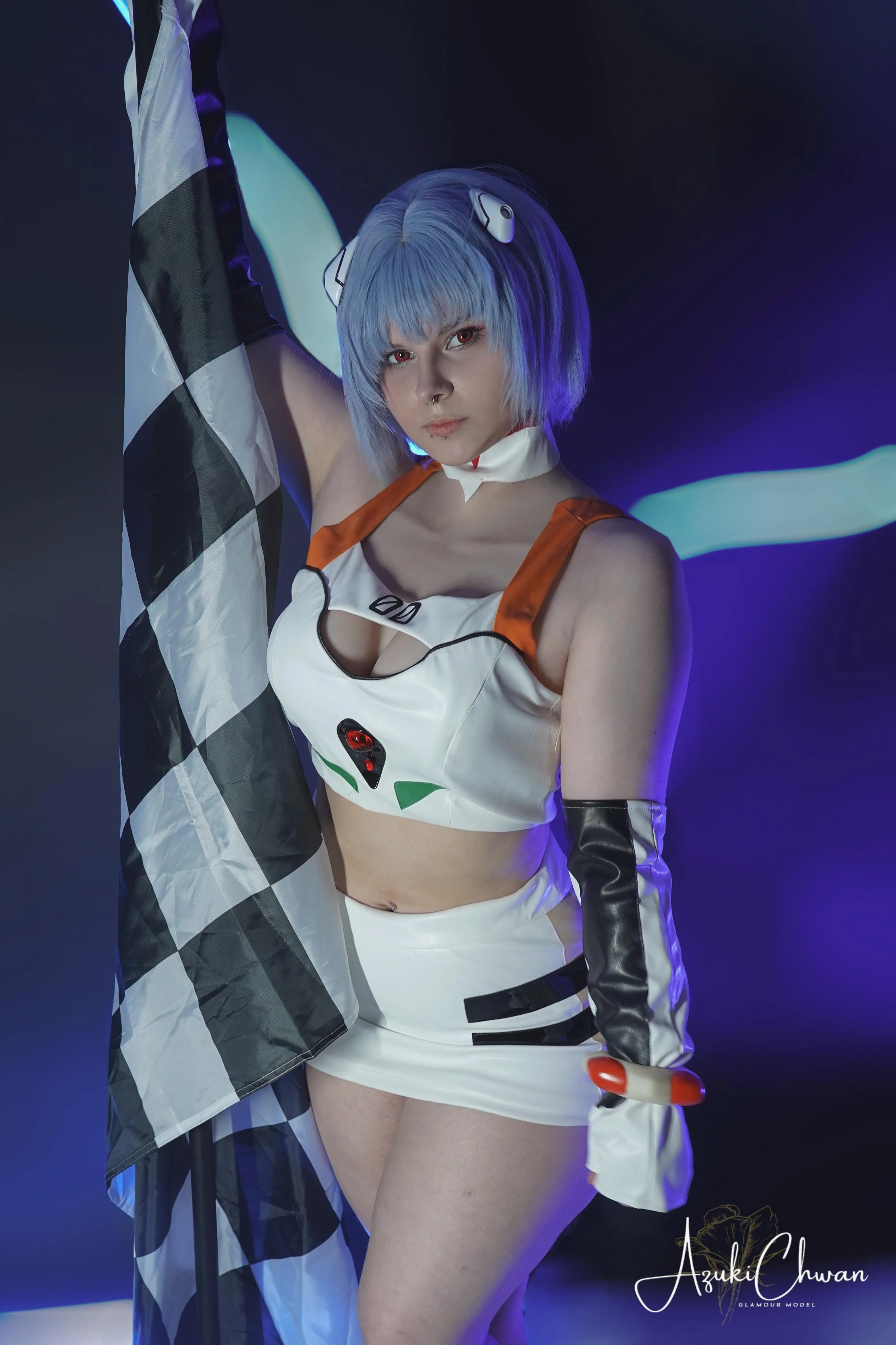 My Rei Ayanami (Racing ver.) Cosplay! @Azukichwan picture 1 of 2