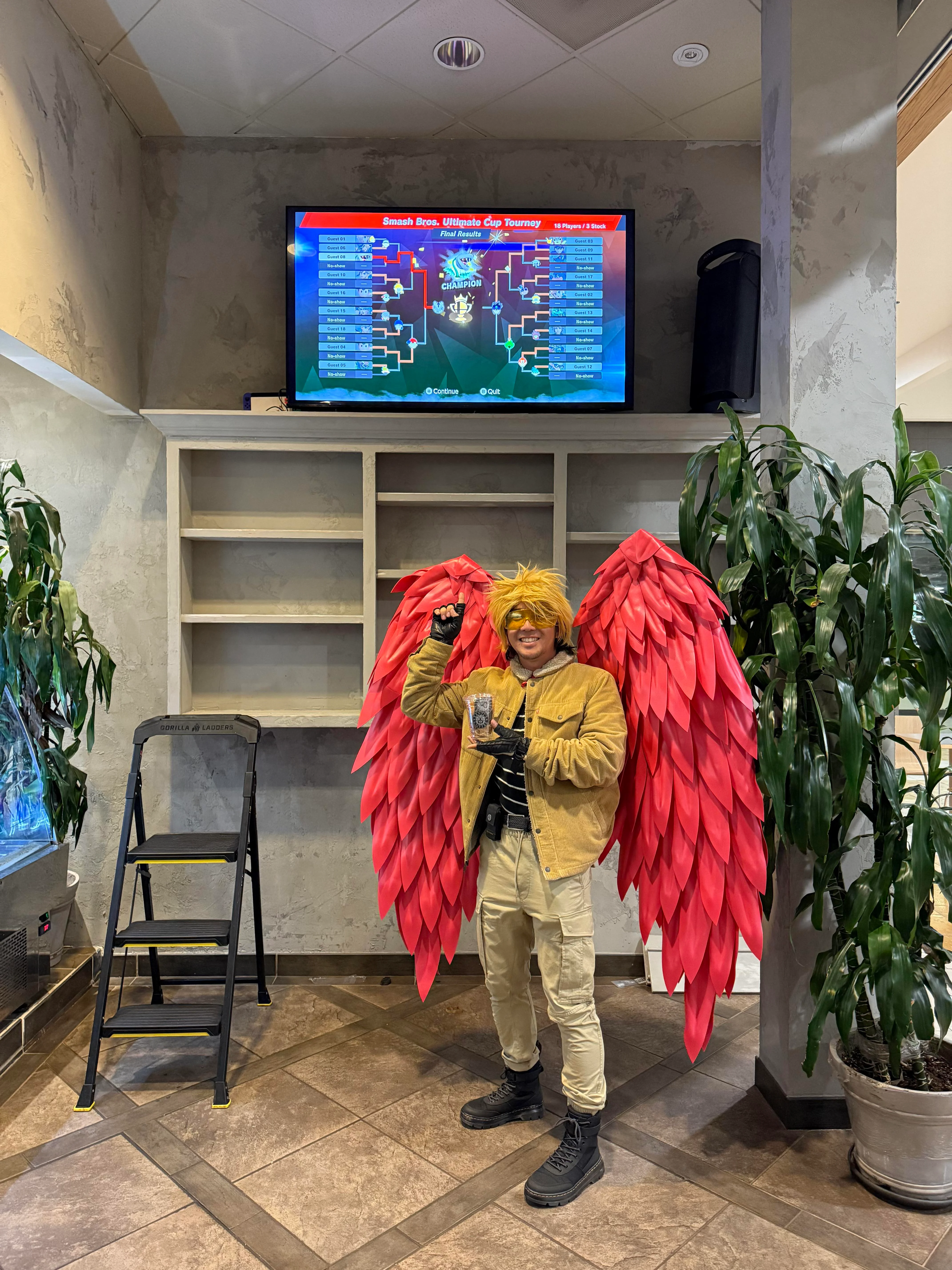 Won the cosplay contest and got 1st in the smash bros tournament! picture 2 of 2