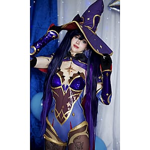 Mona from Genshin Impact cosplay by @Arissa_cosp'