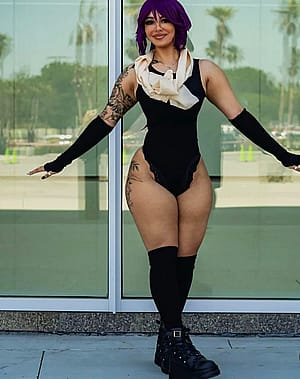 My Yoruichi Shihouin cosplay! By flowerprincesslove'