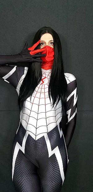 Silk from Spider-Man by WrenNocturna'