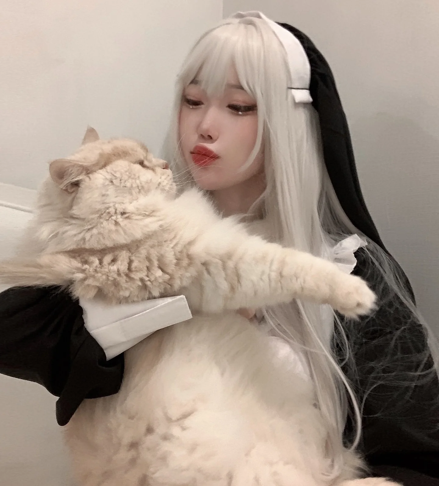 dark nun... and my cat picture 2 of 2