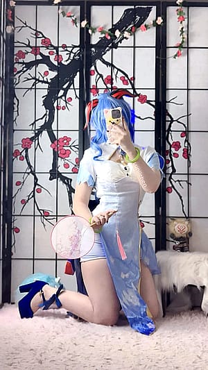 My Lotus Cheongsam Ganyu Cosplay from Genshin Impact by Luniichen!'