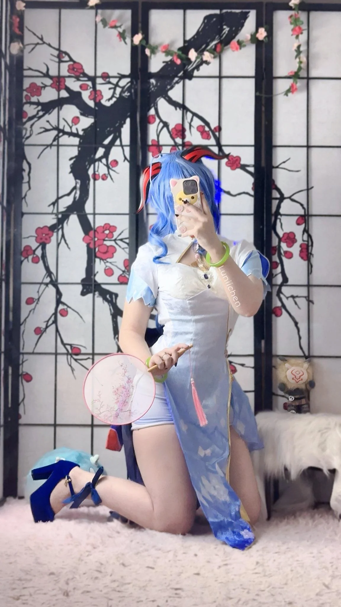 My Lotus Cheongsam Ganyu Cosplay from Genshin Impact by Luniichen! picture 1 of 3