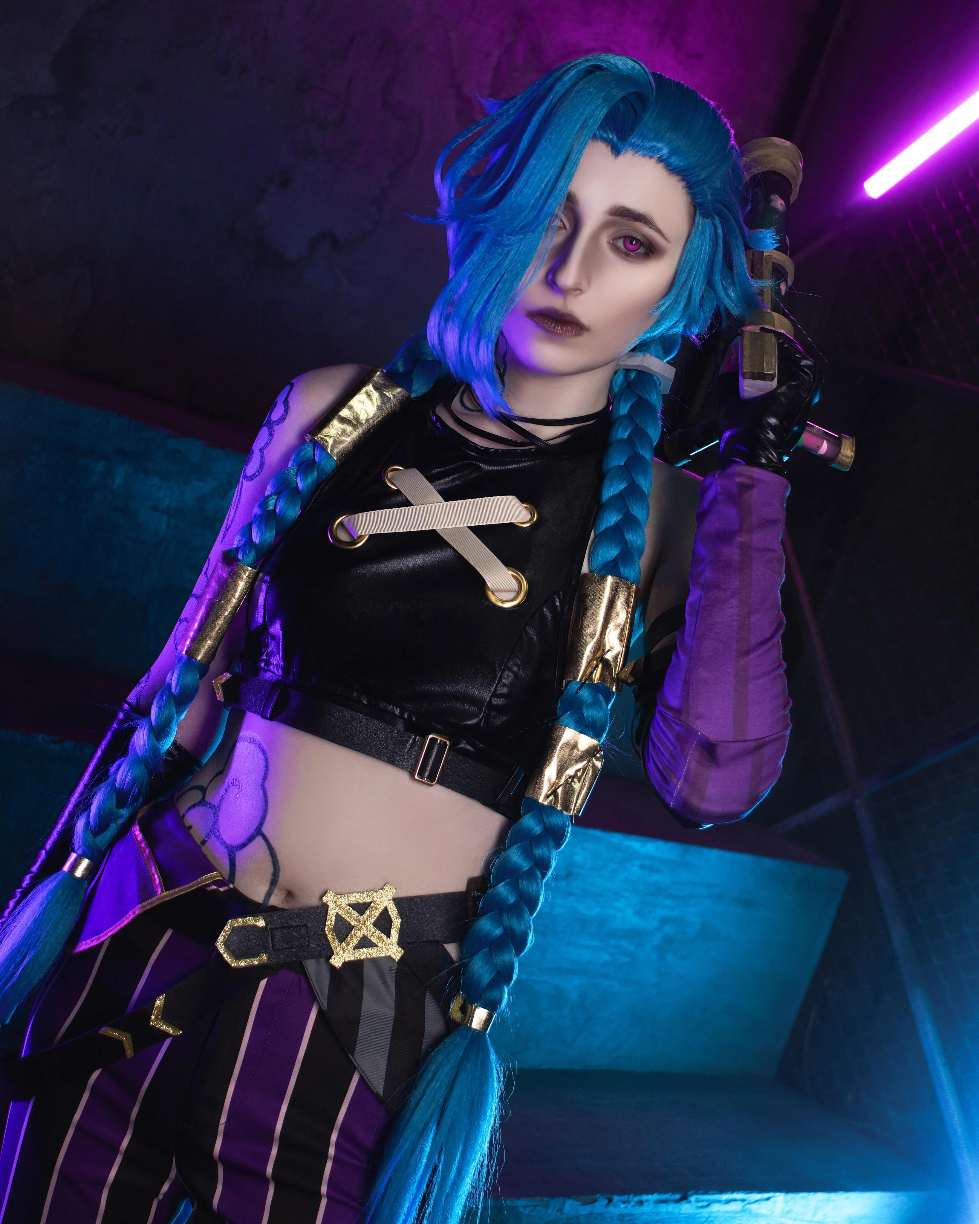 jinx cosplay by me / misha.mitski ig picture 1 of 1