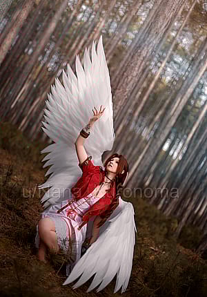 Aerith Gainsborough (Final Fantasy VII) by Nana Kuronoma'